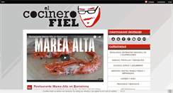 Desktop Screenshot of elcocinerofiel.com